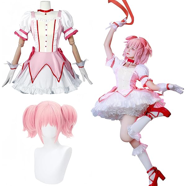 Amazon.co.jp: 【i-cos】魔法少女まどか マギカ 鹿目まどか コスプレ