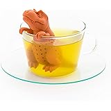 カロラータ アニマル 茶こし (ティラノサウルス) シリコン 動物 ティーストレーナー [食洗機可能] ティーインフューザー 約4.5×8.8×8.5cm