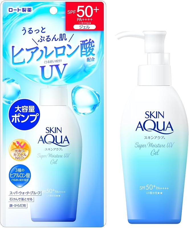スキンアクア(SKIN AQUA) 50+ スーパーモイスチャージェル ポンプ 140g