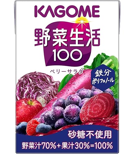 Amazon.co.jp: Kagome Yasai Seikatsu 100 Assorted Set of 3 Types