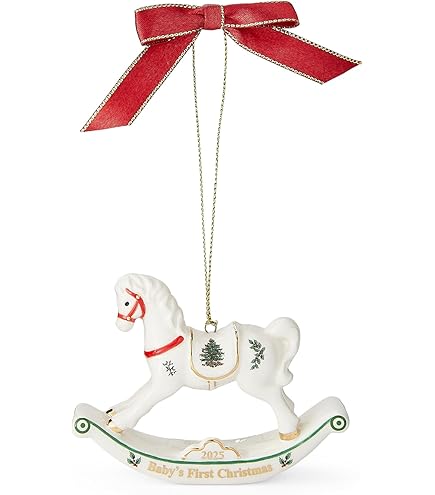 Amazon.co.jp: Lenox 894449 2023 Baby's First Christmas Tree