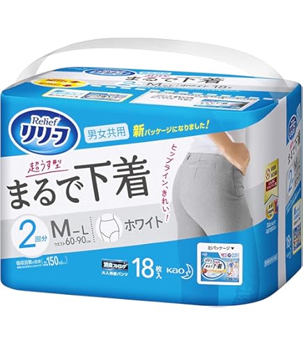 Amazon | リリーフ まるで下着1回分 女性用 ピンクローライズM17枚入り