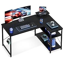 Amazon | ODK ゲーミングデスク L字 パソコンデスク 幅110 デスク desk