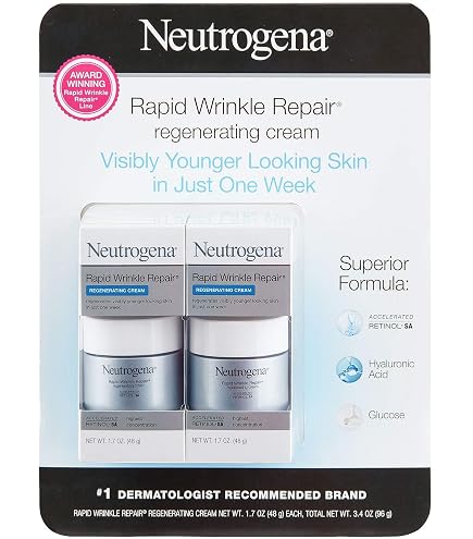 Amazon | Neutrogena 迅速なリンクルリペア再生成クリーム1.7オンス