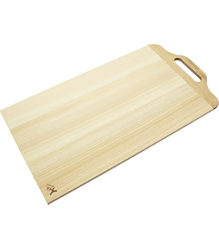 Amazon｜土佐龍 まな板 取っ手付き9mmまな板 M 380 x 240 x 9mm