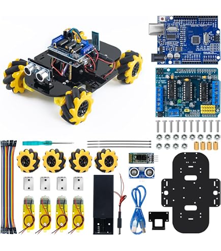 Amazon.co.jp: LAFVIN メカニカル 4WD ロボットアーム スマートカー
