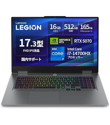 Amazon.co.jp: 【Amazon.co.jp限定】Lenovo ゲーミングノートPC