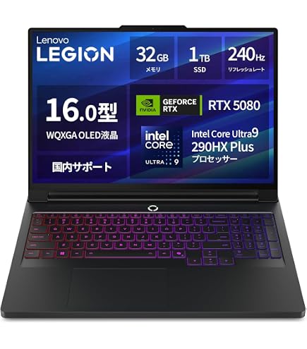 Amazon.co.jp: 【Amazon.co.jp限定】Lenovo ゲーミングノートPC Legion