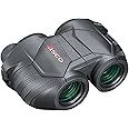 TASCO 8x25 Focus Free Compact Binoculars for Sporting, Birding and Travel, 8X Magnification, 25mm Objective, Black (100825)