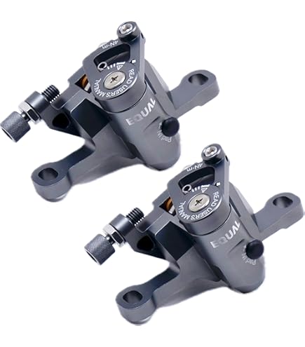 EQUAL 機械式ディスクブレーキキャリパー(フラットマウント)セット ブラック GROWTAC EQUAL 機械式ディスクブレーキ キャリパー グリーン