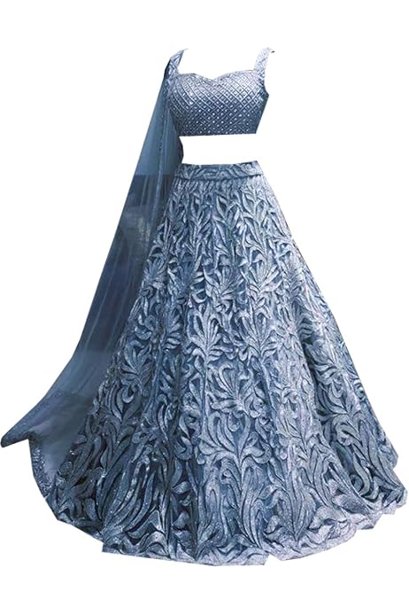 REKHA Net Lehenga Choli Readymade 