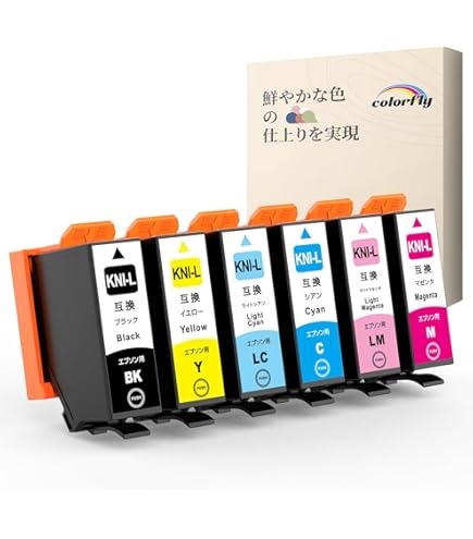 インク　EPSON KNI-6CL-L 『未使用　未開封品』 KNI-6CL-L (6色パック) インクカートリッジ 純正 | エプソン