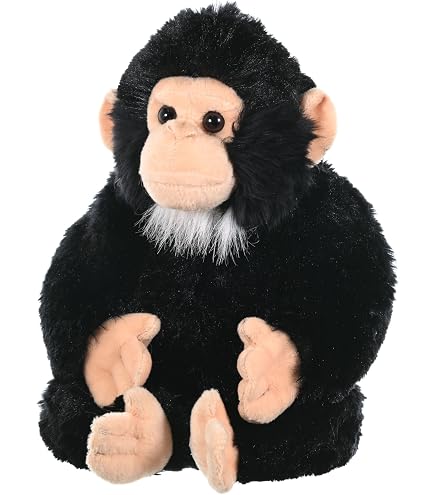 Safari Ltd. Greybeard Plush - 48 Inch Arm Span Chimpanzee Toy From Jane TV Show | Eco-Friendly Recycled Stuffed Animal For Kids 3+