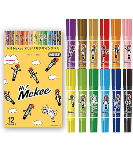 Amazon | ゼブラ 油性マーカー ハイマッキー 限定 Hi! Mckee デザイン