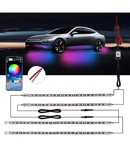 Amazon | LAVERSTRA LED アンダーライト アンダーネオン 車 RGB 高輝度