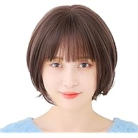 Amazon.co.jp: (私元気) 医療用 ウィッグ 人毛 ふんわり シルエット