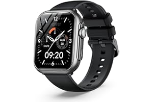 FOSMET スマートウォッチ【2025新型·バッテリー最強】100日間スタンバイ 30日間連続使用 Bluetooth通話機能 1.85インチHD大画面 IP68防水 1500nit高輝度 明るさ調整 24時間健康管理 メッセージ通知 睡眠管理 1