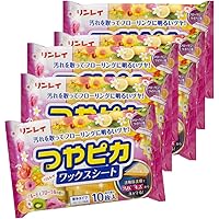 リンレイ つやピカワックスシートＦフローラルの香り１０枚×６