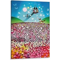 Amazon.co.jp: 藤城清治 アート ポスター (18) ウォールアート 絵画