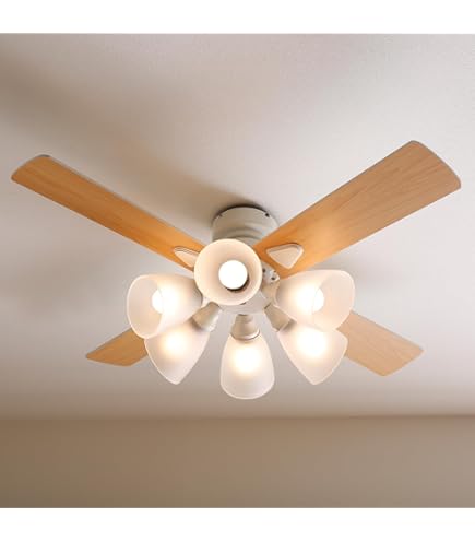 Amazon | オーデリック LEDシーリングファン(LED電球一般形4.5W×6