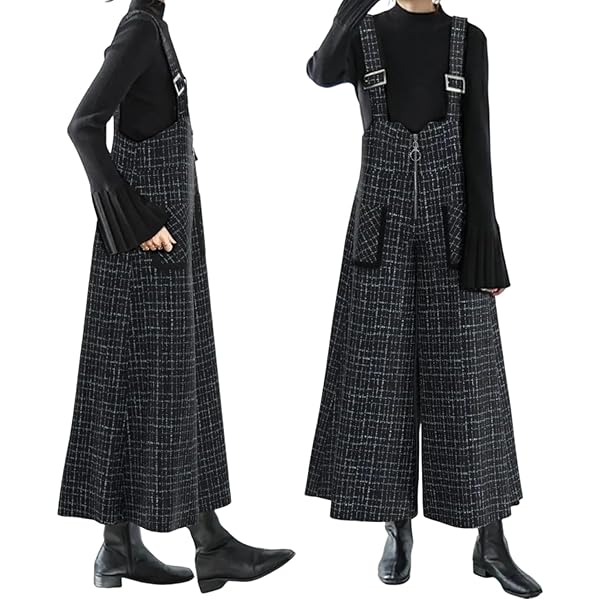 Amazon | [YINGDIE] レディース オールインワン サロペット
