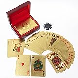 RedBeryl トランプ ゴールド プラスチック 専用ケース付 金 (GOLD 100ドル札)