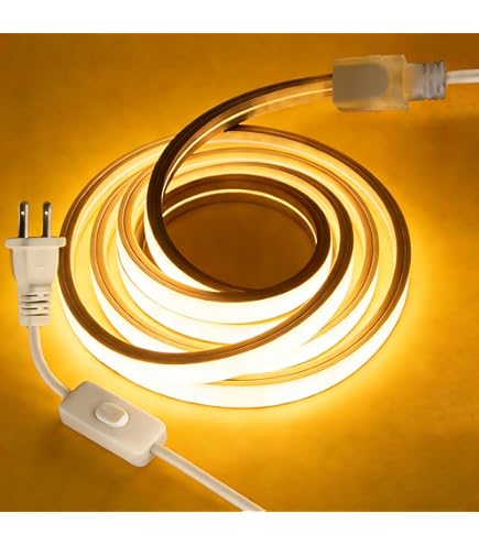 Amazon.co.jp: 100V ラウンド、320 度発光、EL蛍光チューブ管 LED