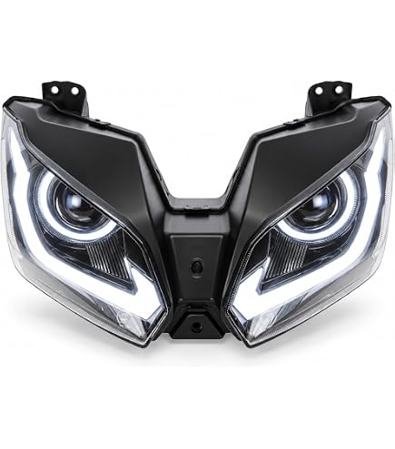 Amazon | KKM 適合車種： ヘッドライト LED エンジェルアイHID