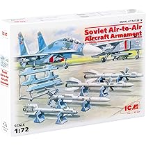 【新品・未組立】アメリカ/ソビエト ミサイルセット 1/144 プラモデル ソビエト 空対地ミサイル ロケット弾セット (プラモデル