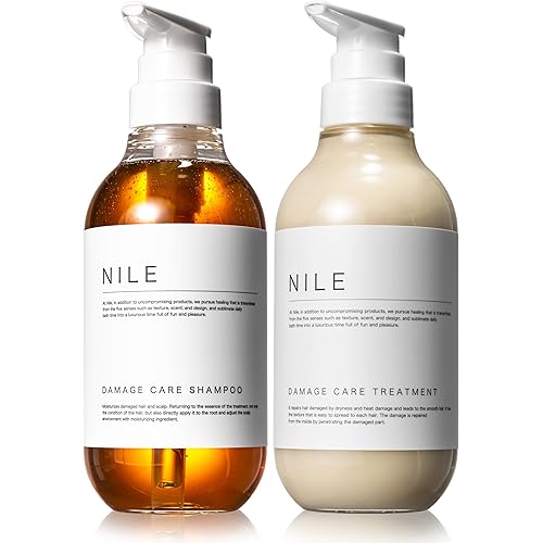 NILE ダメージケア シャンプー トリートメント セット各400ml (APPLE BLOOM（フローラル）の香り)