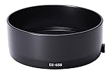 NinoLite ES-65B レンズフード、RF50mm F1.8 STM レンズ対応、逆装着可能