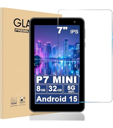 【新品未使用】タブレット 256GB　32GB Amazon.co.jp: 7インチ（18cm）タブレット、5コアAndroid 15タブレット