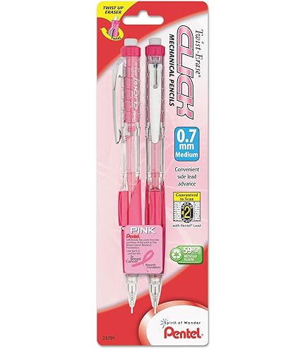 鉛筆画「Feeling pink」　B5大サイズ Color Flight Mechanical Pencil / Zebra – bungu