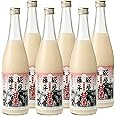 糀屋藤平 甘酒 無添加 砂糖不使用 米麹 粒入り 濃厚 甘さ控えめ ノンアルコール 720ml (6本）