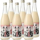 糀屋藤平 甘酒 無添加 砂糖不使用 米麹 粒入り 濃厚 甘さ控えめ ノンアルコール 720ml (6本）