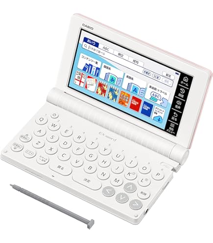 Amazon | CASIO Ex-word 電子辞書 XD-A3800WE ホワイト 中学生