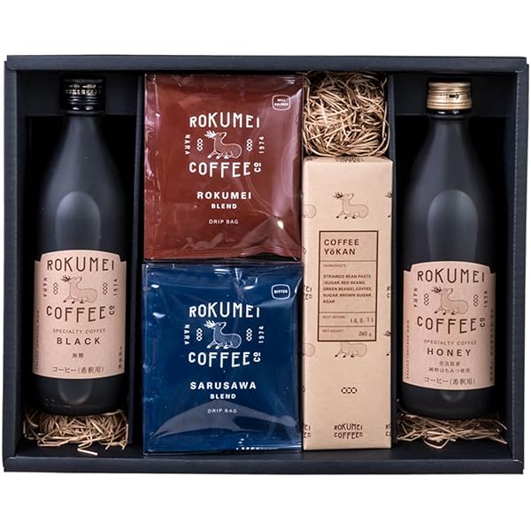 Amazon.co.jp: ロクメイコーヒー プレミアムギフト カフェベース