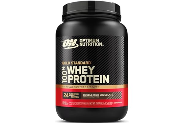 【国内正規品】ON Gold Standard 100% ホエイプロテイン ダブルリッチチョコレート 主原料WPI 669g(1.47lb) 「ボトルタイプ」 オプティマムニュートリション(Optimum Nutrition)