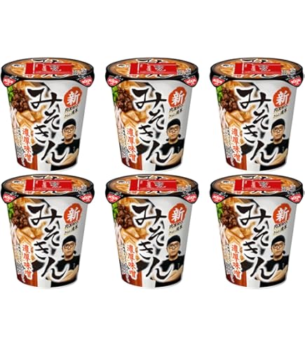 Amazon.co.jp: 【12個セット】 新みそきん 味噌きん 濃厚味噌 ラーメン