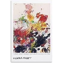 特大！Cytwombly ポスター アート 絵画 インテリア 美術品 C Amazon.co.jp: Cy Twomblyサイ・トゥオンブリー《サイ