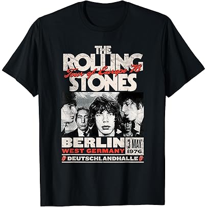 Amazon | The Rolling Stones 50周年記念ロゴ Tシャツ | Tシャツ