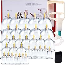Amazon.co.jp: カッピング 真空 吸い玉 32個 マニュアル式カッピング