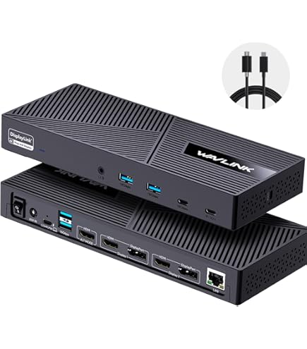 Amazon.co.jp: WAVLINK USB-C 4K ドッキングステーション 85W