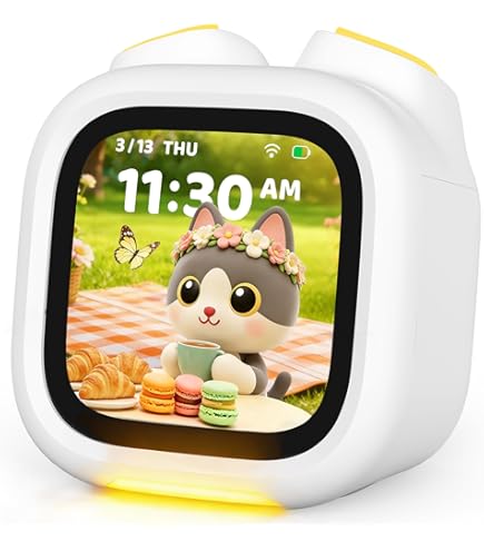 Paladone Minecraft Axolotl Digital Alarm Clock with Night Light