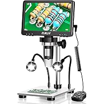 LCD デジタル　マイクロスコープ Amazon.co.jp: 7インチ デジタル顕微鏡 Elikliv LCD ビデオ