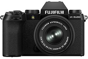 富士フイルム(FUJIFILM) ミラーレスデジタルカメラ X-S20 レンズキット(XC15-45) ボディ内手ブレ補正 Vlog モード搭載 従来機の2倍以上の撮影可能枚数(800枚) AUTO被写体検出 大型グリップ F X-S20LK-154