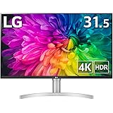 【Amazon.co.jp限定】LG モニター 32UN500-W 31.5インチ/グラフィック、動画編集、映画、VOD視聴/4K / HDR/VA非光沢/FreeSync対応/スピーカー搭載/フリッカーセーフ、ブルーライト低減機能/HDMI×2、D