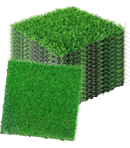 Amazon | ジョイント 人工芝 30×30cm 60枚セット 日本製 (A690-60