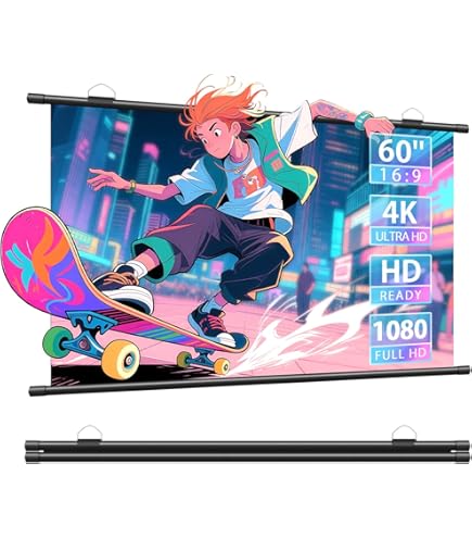 Amazon | プロジェクタースクリーン 机上式 50型相当 PRS-K50K