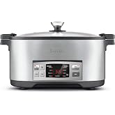 Breville The Searing Slow Cooker, Brushed Stainless Steel, LSC650BSS